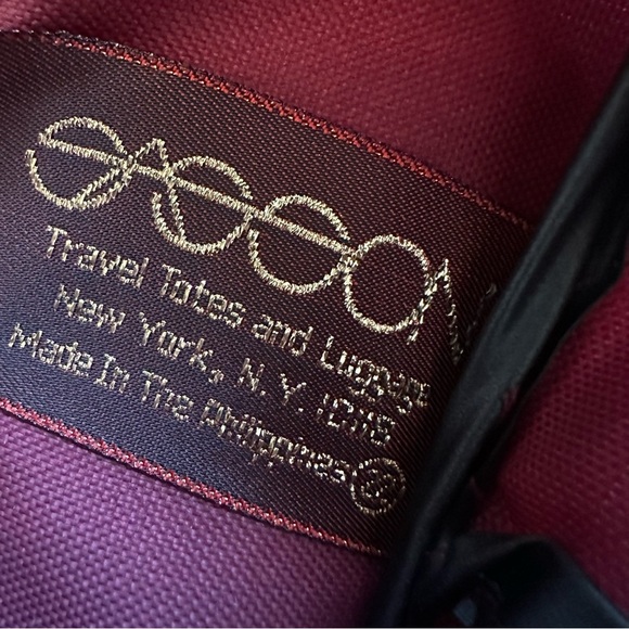 Vintage SASSON Canvas Crossbody Shoulder Tote Bag 1980’s Campus Vibes - Picture 7 of 7